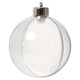 Creativ company decoratie kerstballen tweedelig, 5st.
