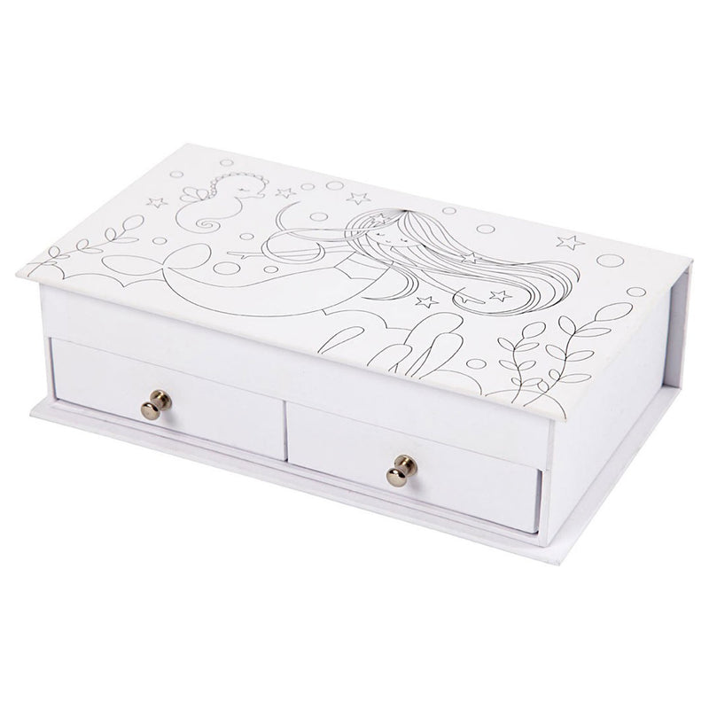 Load image into Gallery viewer, Creativ company sieradendoos papier-maché zeemeermin met spiegel
