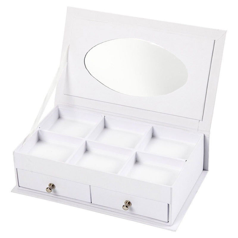 Load image into Gallery viewer, Creativ company sieradendoos papier-maché zeemeermin met spiegel
