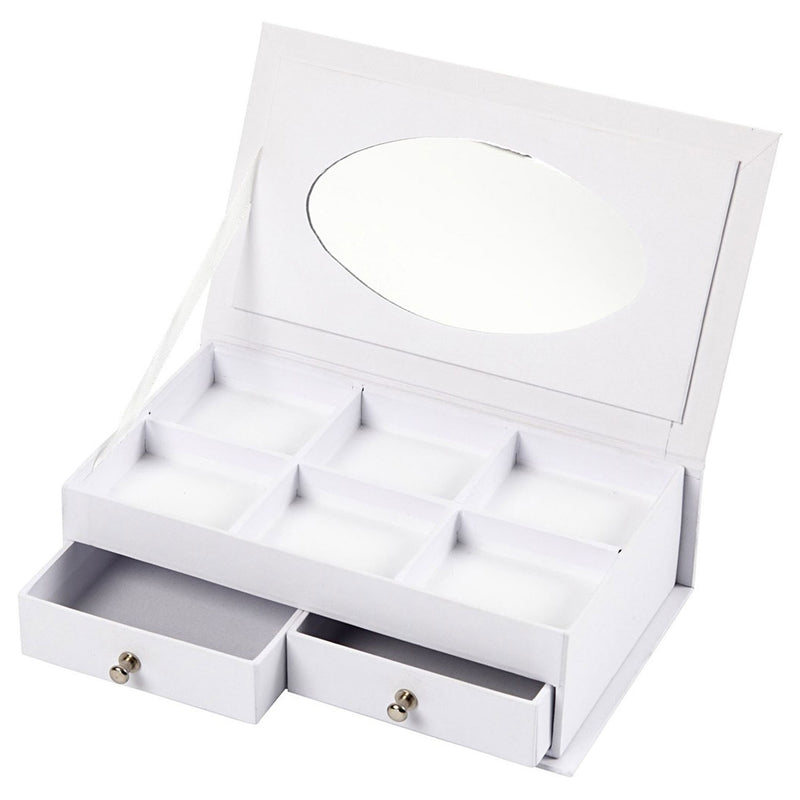 Load image into Gallery viewer, Creativ company sieradendoos papier-maché zeemeermin met spiegel
