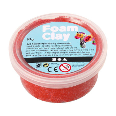 Foam clay http: www.cchobby.nl foam-clayr-rood-35-gr-1-doosje-789238