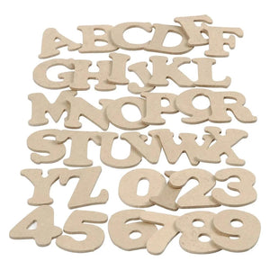 Creativ company letters cijfers - mdf, 288st.