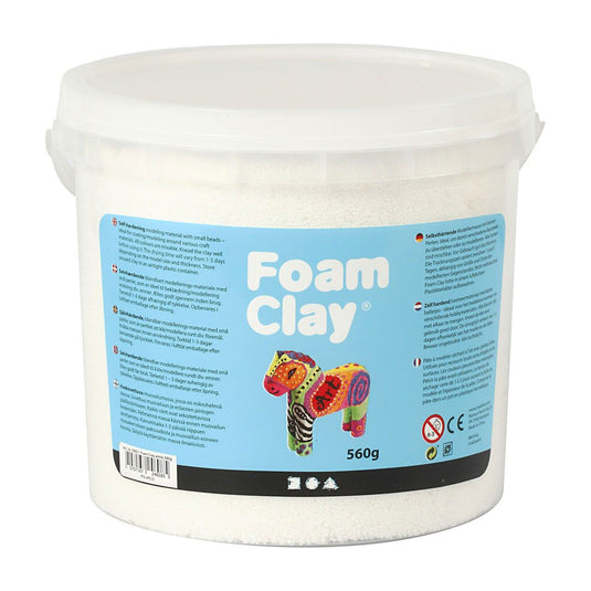 Foam clay - wit, 560gr.