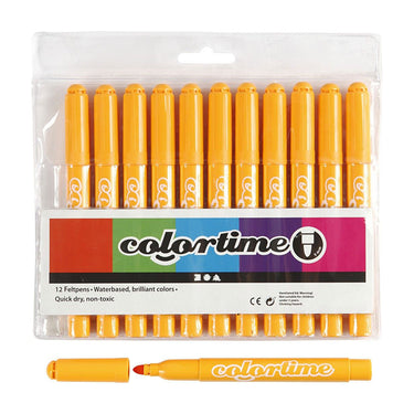 Creativ company warm gele jumbo stiften, 12st.