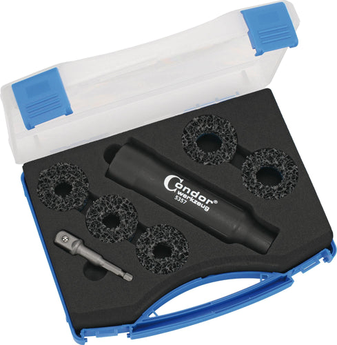 Condor wielnaaf reinigingsset wheel hub cleaning plant. 7-tlg.