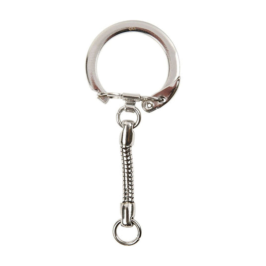 Creativ company https: www.cchobby.nl sleutelhanger-met-ketting-l-6-cm-d-2-3-cm-5-stuk-1-doos