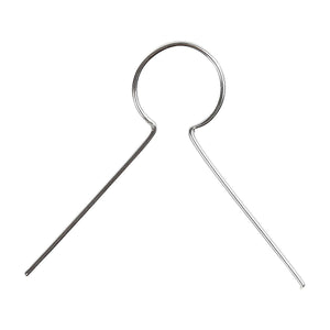 Creativ company metalen hanger - verzilverd, 50st.