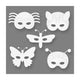 Creativ company insectenmaskers karton, 16st.