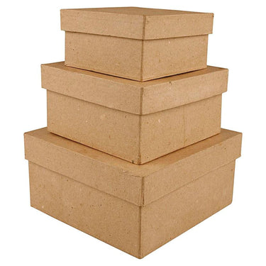Creativ company http: www.cchobby.nl vierkante-dozen-h-5-6-7-5-cm-afm-10-12-5-15-cm-3-stuk-1-set