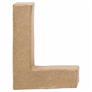Creativ company letter papier-maché - l, 10cm