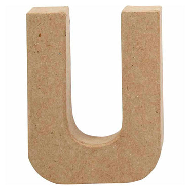 Creativ company letter papier-maché - u, 10cm