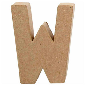 Creativ company letter papier-maché - w, 10cm