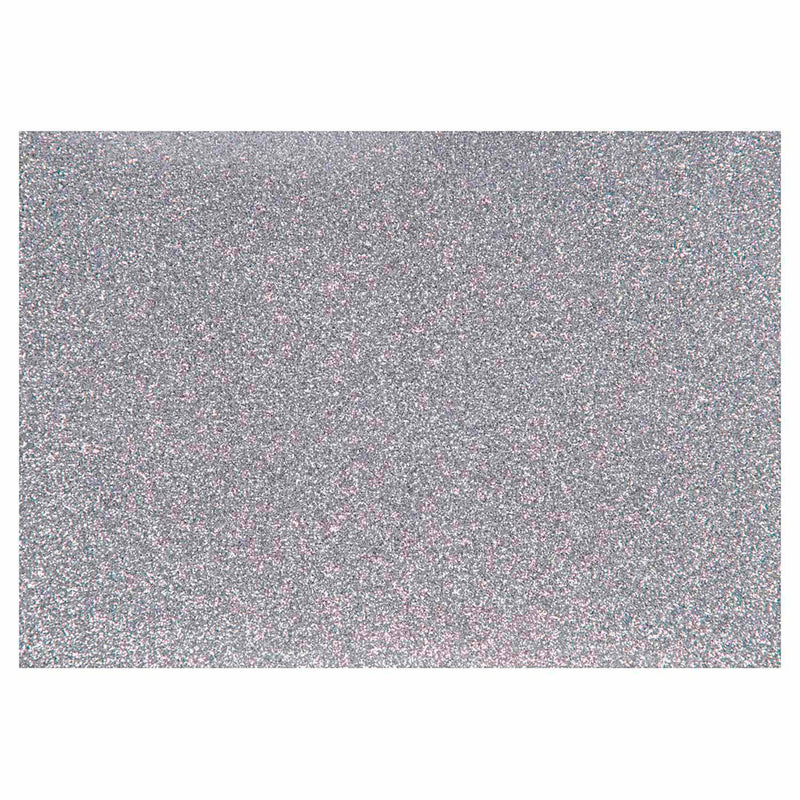 Load image into Gallery viewer, Creativ company opstrijkfolie glitter zilver, a5
