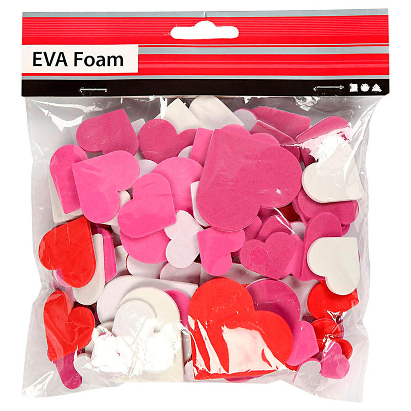ギャラリービューアに画像をロードする, Creativ company foamvormen hartjes, zelfklevend, 200st.
