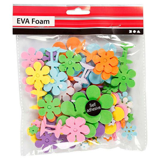 Creativ company http: www.cchobby.nl eva-foam-vormen-bloemen-afm-10-60-mm-dikte-2-mm-diverse-kleuren-100-stuk-1-doos