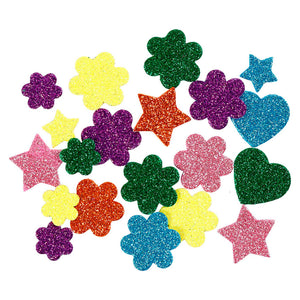 Creativ company foamvormen glitter, 100st.