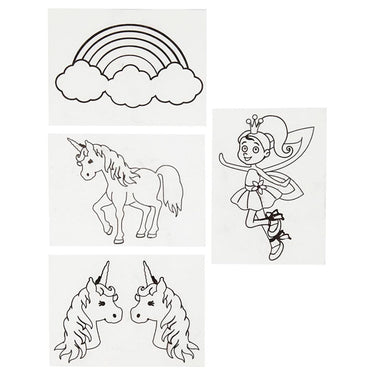 Creativ company https: www.cchobby.nl vellen-krimpfolie-met-motieven-unicorn-vel-10-5x14-5-cm-dikte-0-3-mm-mat-transparant-4-vel-1-doos