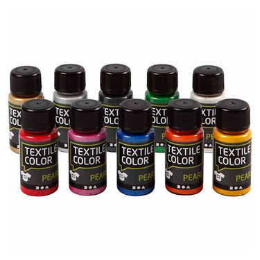 Creativ company http: www.cchobby.nl textielkleur-parelmoer-diverse-kleuren-10x50-ml-1-doos