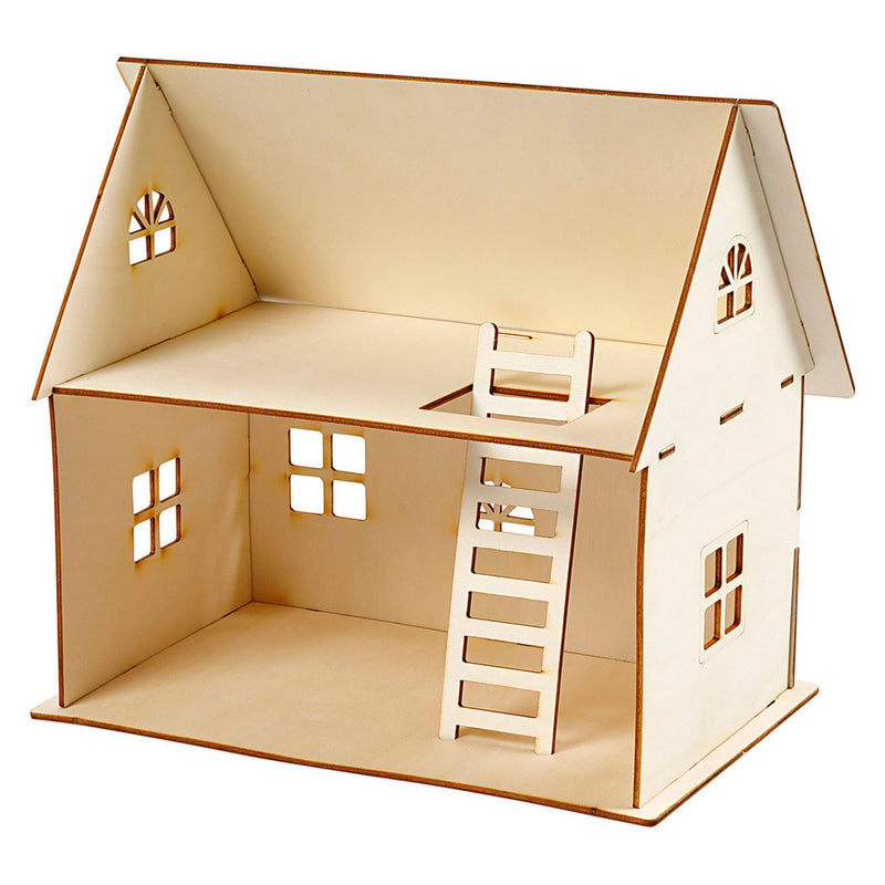 Load image into Gallery viewer, Creativ company diy houten poppenhuis
