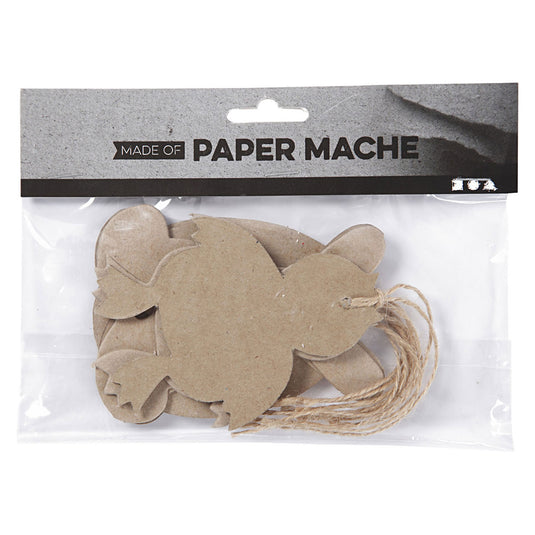 Creativ company paashangers papier-maché, 6st.