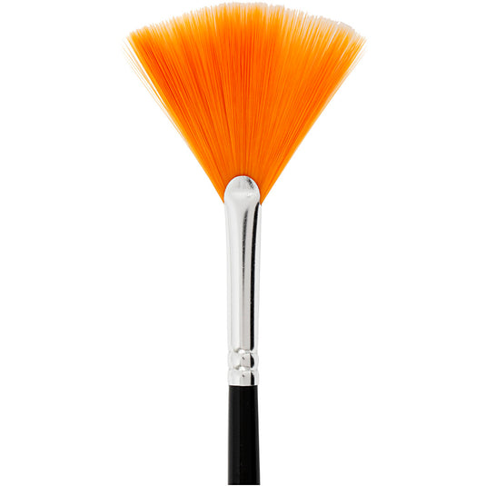 Creativ company gold line waaierpenselen, afm 4+8, l: 29-30 cm, b: 2-3 mm, waaier, 2 stuk 1 doos