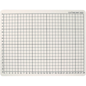 Creativ company snijmat rubber met rasterlijnen, 22x30cm