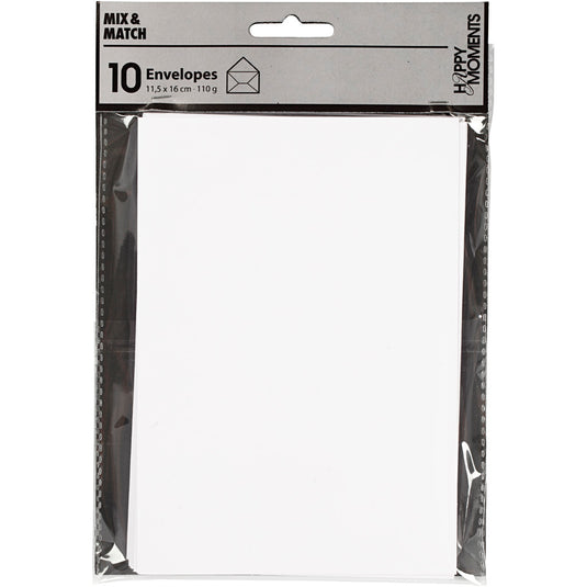 Creativ company https: www.cchobby.nl enveloppen-afmeting-envelop-11-5x16-cm-110-wit-10-stuk-1-doos