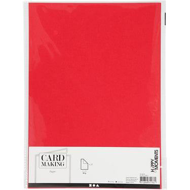 Creativ company papier rood a4 80gr, 20st.
