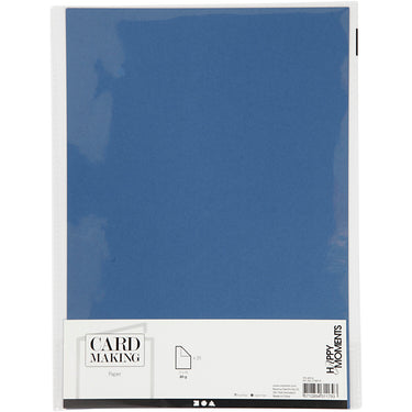 Creativ company papier blauw a4 110gr, 20st.