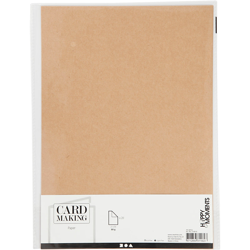 Load image into Gallery viewer, Creativ company papier naturel a4 120gr, 20st.
