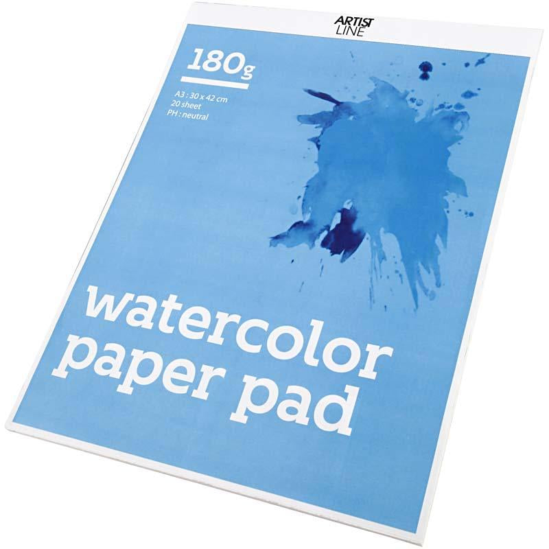 Chargez l'image dans la visionneuse de la galerie, Creativ company aquarelblok a3 180 gr wit 20 vel
