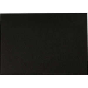 Aquarelpapier Zwart A4 300gr, 10 Vellen