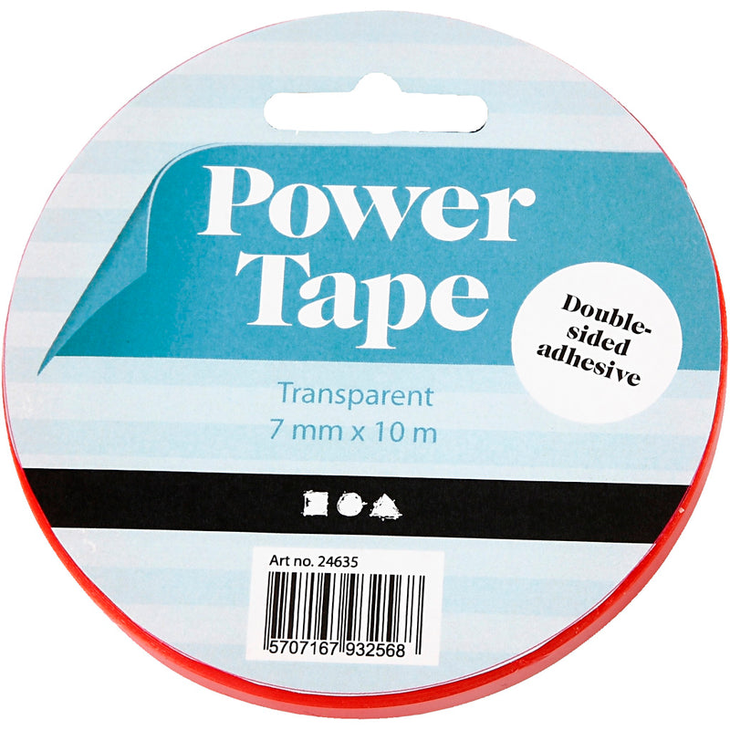 Afbeelding laden in galerijviewer, Creativ company dubbelzijdig klevend power tape 7mm, 10m
