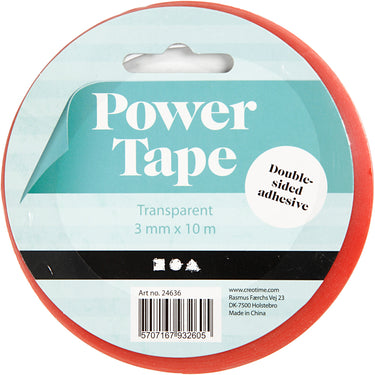 Creativ company http: www.cchobby.nl dubbelzijdig-klevend-power-tape-b-3-mm-10-m-1-rol
