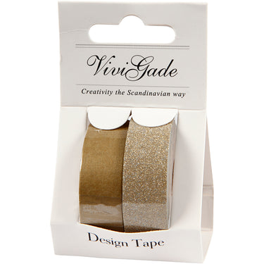 Creativ company masking tape goud 2m, 2st.