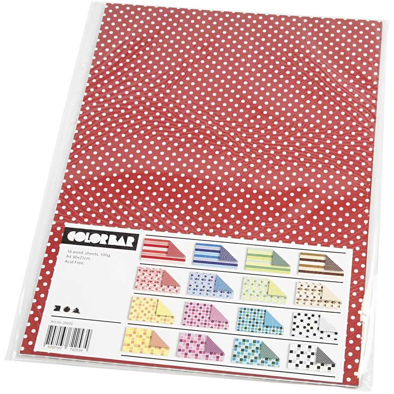 Load image into Gallery viewer, Creativ company color bar papier print a4 100gr, 16 vellen
