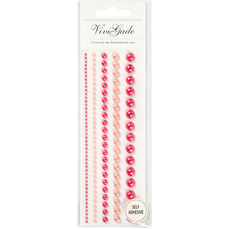 Load image into Gallery viewer, Creativ company halve plakparels roze 2-8mm, 140st.
