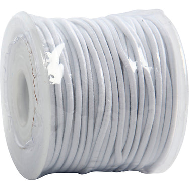 Creativ company elastiek dikte 2mm wit, 25m