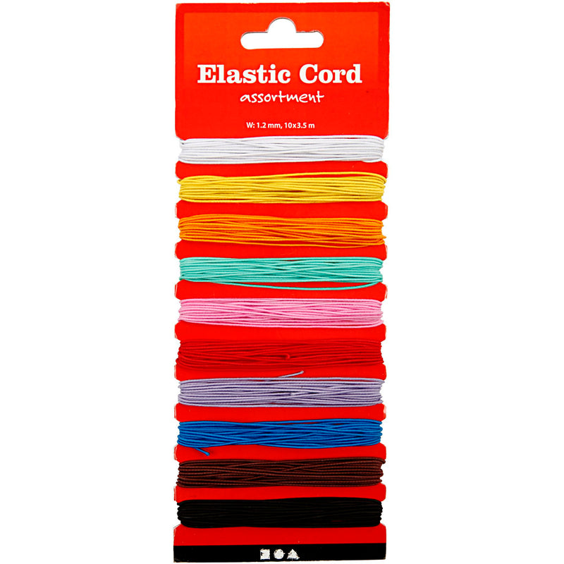 Load image into Gallery viewer, Creativ company elastiek kleur dikte 1mm, 10x3,5m
