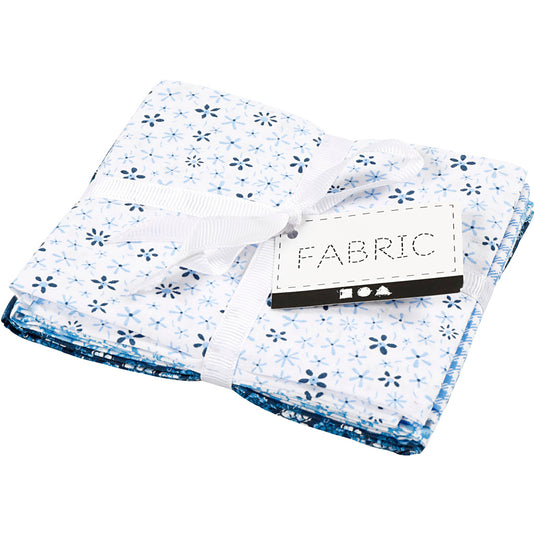 Creativ company http: www.cchobby.nl patchwork-stof-afm-45x55-cm-100-gr-blauw-4-stuk-1-bol