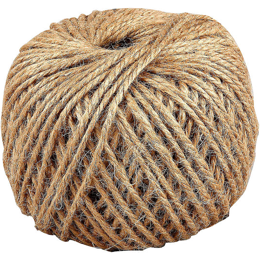 Creativ company natuurlijk hennep touw 3mm, 100m