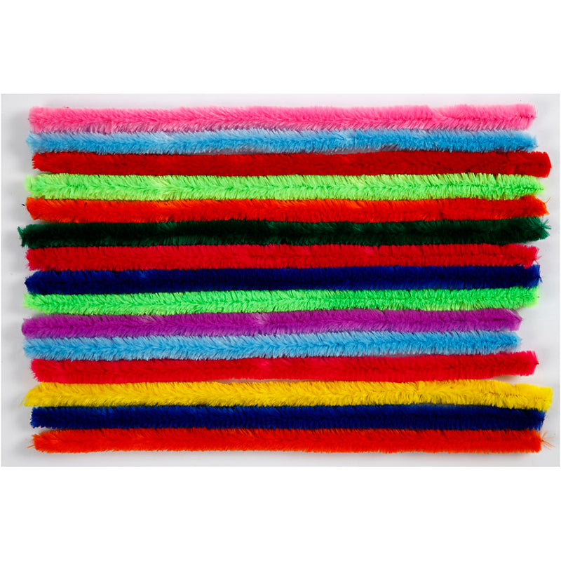 ギャラリービューアに画像をロードする, Creativ company chenille draad kleur 30cm, 15st.
