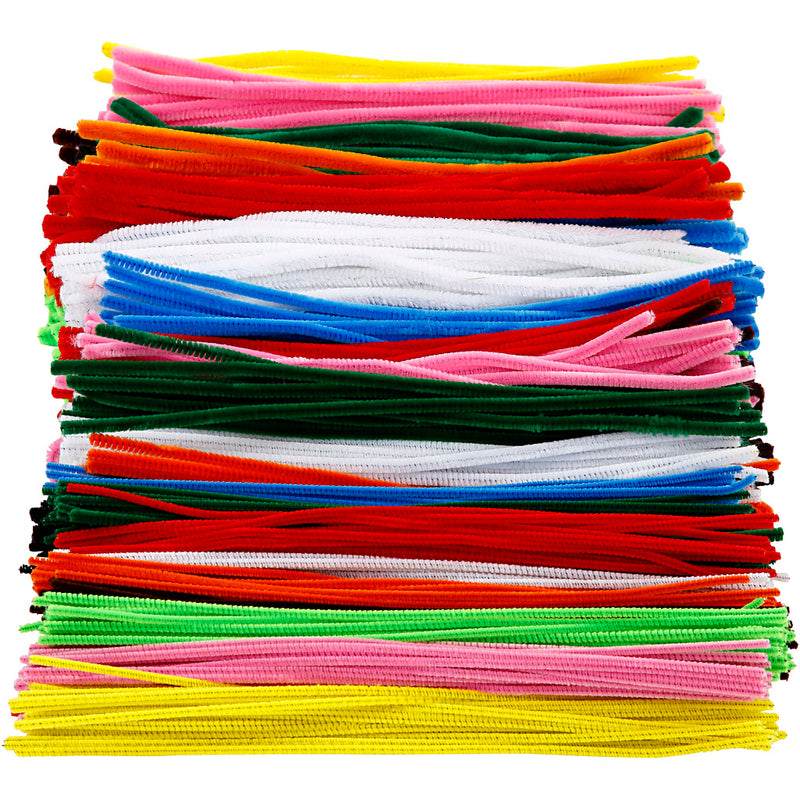 Load image into Gallery viewer, Creativ company https: www.cchobby.nl chenille-l-30-cm-dikte-4-6-9-mm-diverse-kleuren-700-div-1-doos
