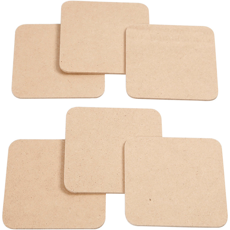 Afbeelding laden in galerijviewer, Creativ company onderzetters mdf 10x10cm, 50st.
