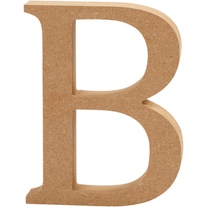 Creativ company letter b mdf 13cm, 1st.