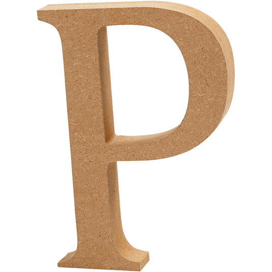 Creativ company letter p mdf 13cm, 1st.