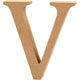 Creativ company letter v mdf 13cm, 1st.