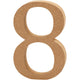 Creativ company cijfer 8 mdf 8cm, 1st.