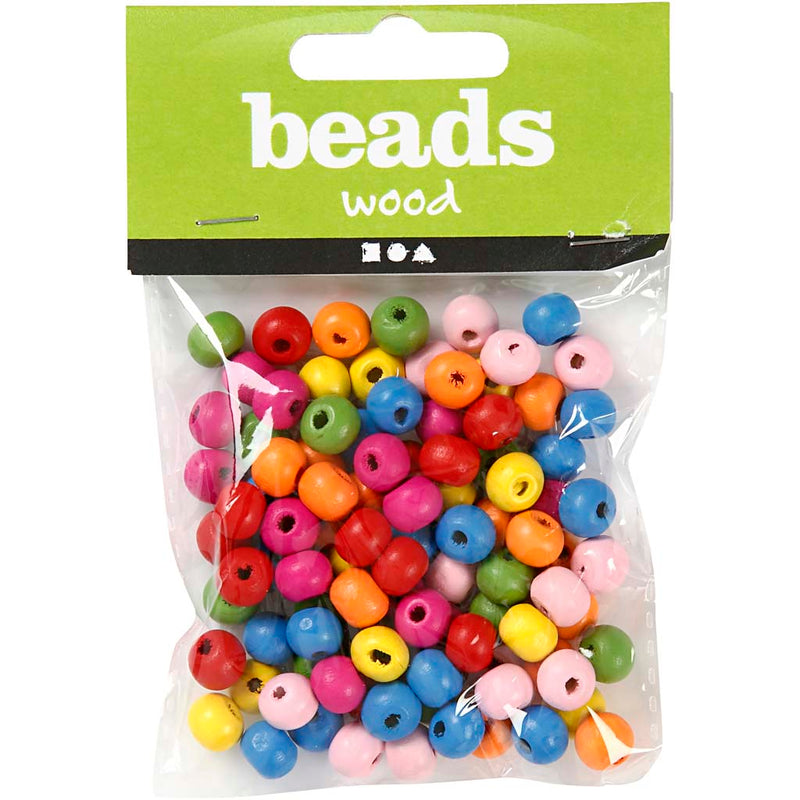 ギャラリービューアに画像をロードする, Creativ company houten kralen mix 8mm, 90st.

