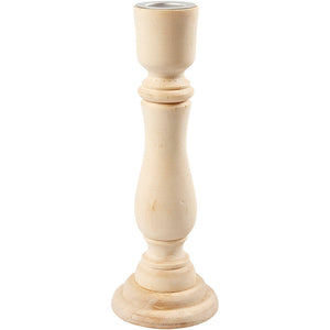 Creativ company kandelaar hout, 16,5cm